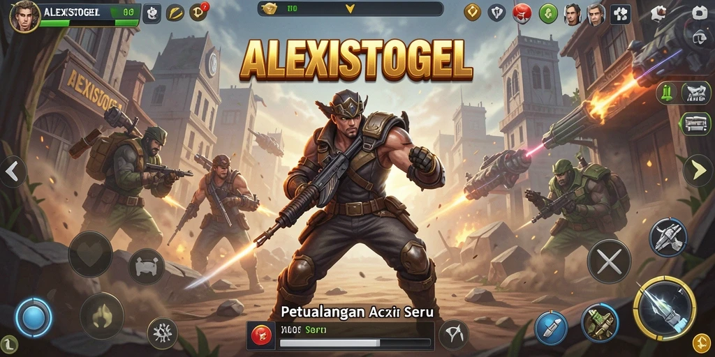 Tangkapan layar ALEXISTOGEL menampilkan aksi mendebarkan di gameplay.