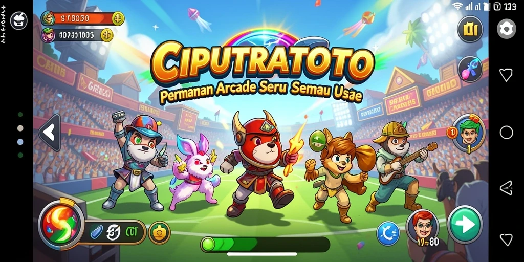 Tampilan gameplay seru dari CIPUTRATOTO yang mengasyikkan.
