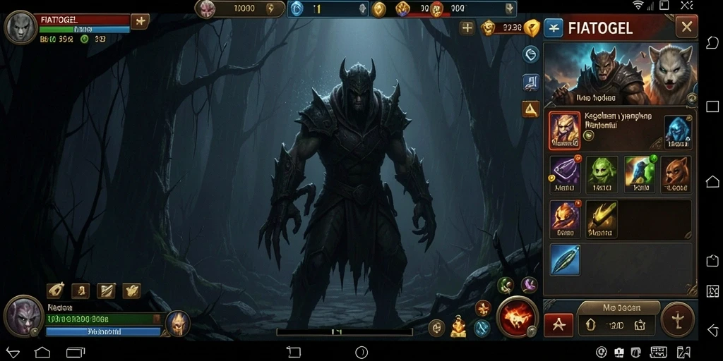 Tampilan menyeramkan dari gameplay FIATOGEL yang memikat.