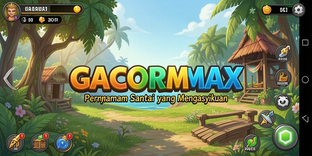 Tampilan gameplay GACORMAX yang penuh warna dan menarik.