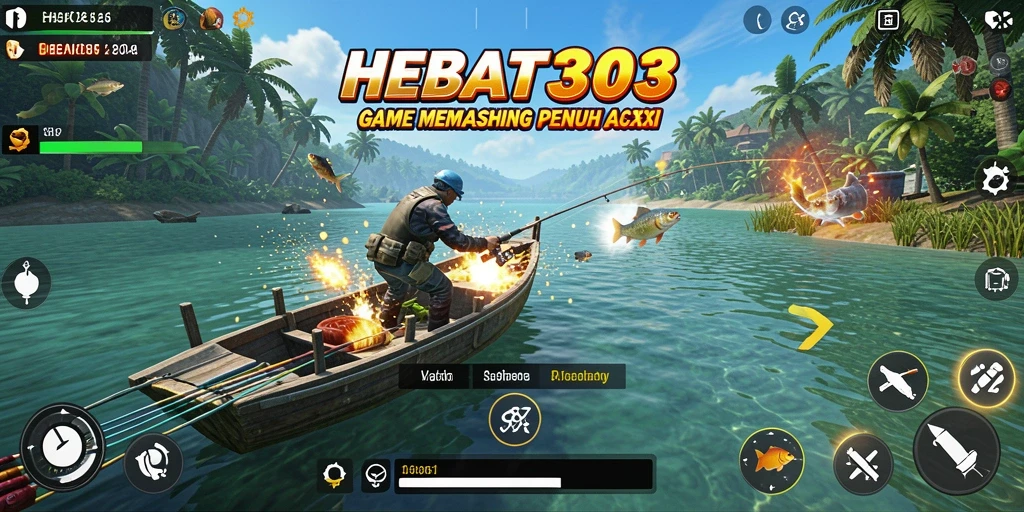 Tangkapan ikan menakjubkan dalam gameplay HEBAT303.