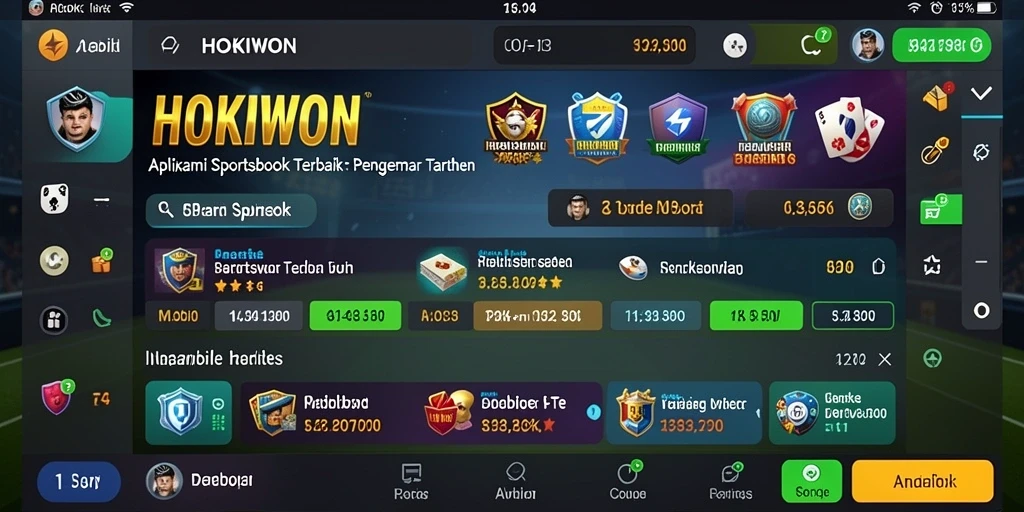 Tampilan antarmuka HOKIWON yang menarik dan mudah digunakan.