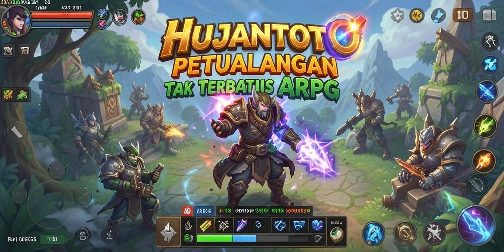 Tampilan gameplay HUJANTOTO yang menakjubkan dan mendebarkan.