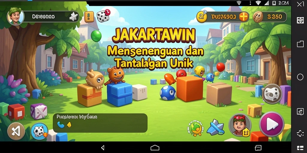 Screenshot JAKARTAWIN menampilkan gameplay seru dengan teka-teki yang menantang.