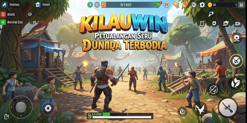 Gameplay KILAUWIN yang menampilkan dunia terbuka yang luas dan menarik.