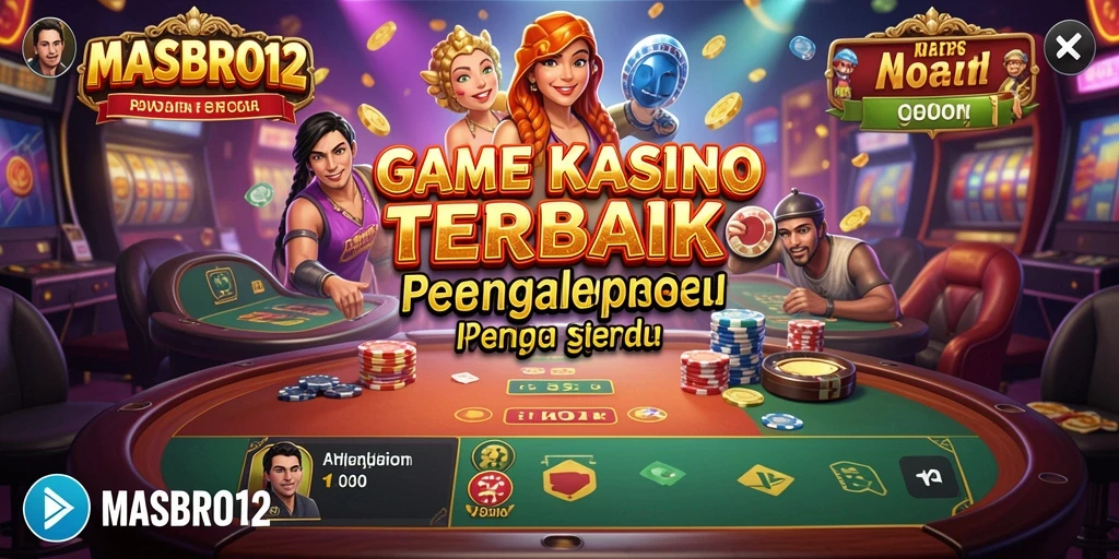 Tampilan menarik saat bermain game Kasino di MASBRO12.
