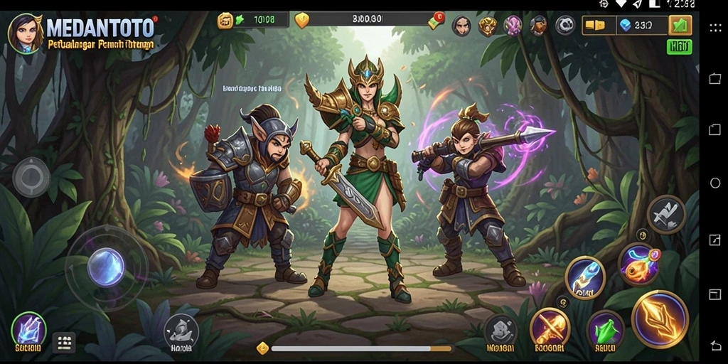 Screenshot gameplay MEDANTOTO menunjukkan petualangan seru dan grafis memukau.
