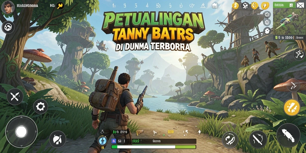 Screenshot N06 menampilkan aksi petualangan seru di dunia terbuka.