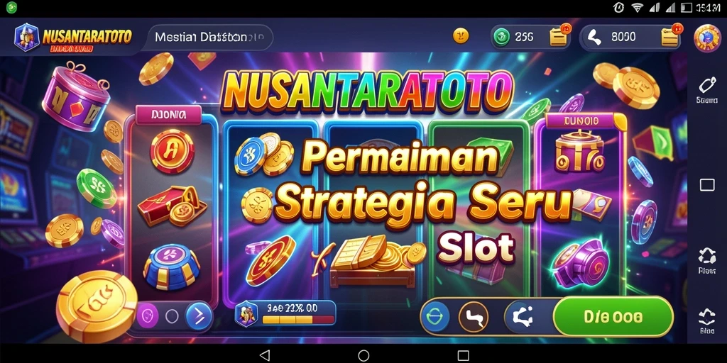 Screenshot gameplay NUSANTARATOTO yang menunjukkan strategi dan slot seru.