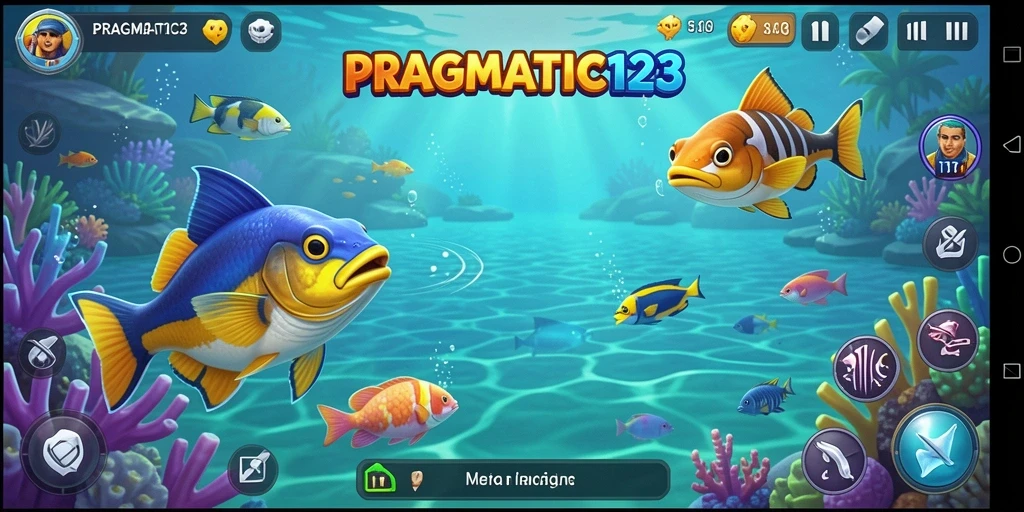Gameplay seru dengan menembak ikan berwarna-warni.