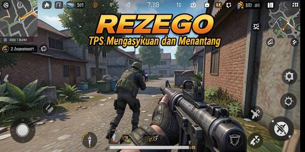 Tangkapan layar menampilkan aksi intens di RPZEGO.