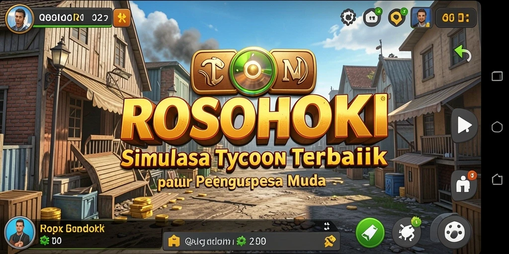 Screenshot gameplay Tycoon yang menarik dari ROSOHOKI.