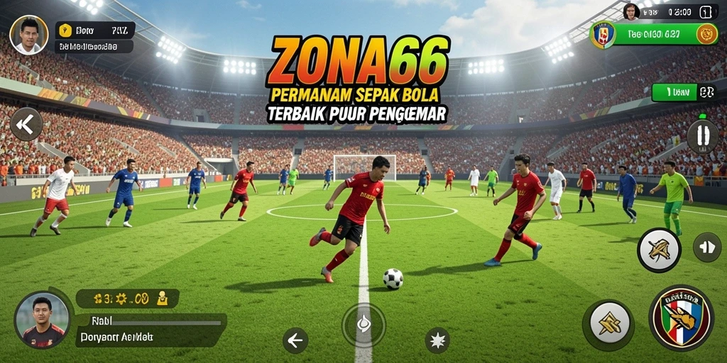 Tampilan gameplay ZONA66 yang mengesankan dan realistis.